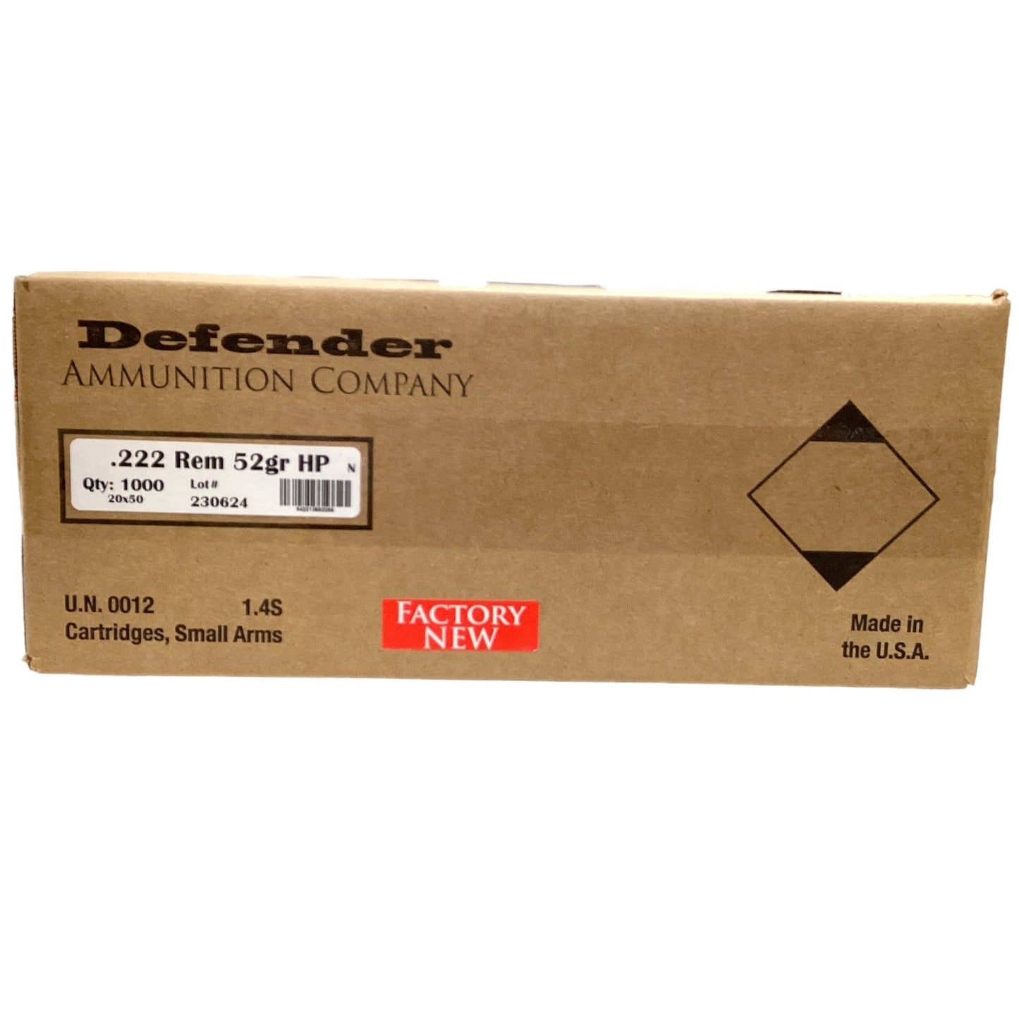 222 Rem 52gr Hollow Point